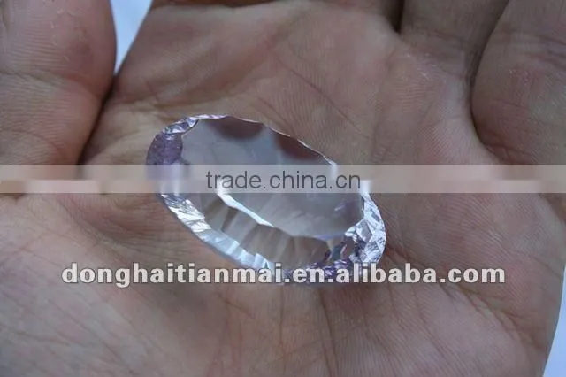 Beautiful Natural Purple Multi-Faceted Quartz Rock Crystal Carved Crystal CRAFT DIMOND