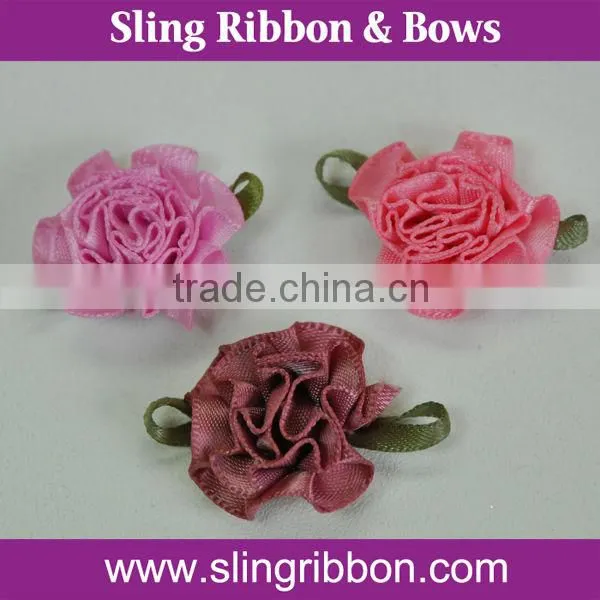 Beautiful Satin Ribbon Flower Handmade Carnation As Mother's Day Gift