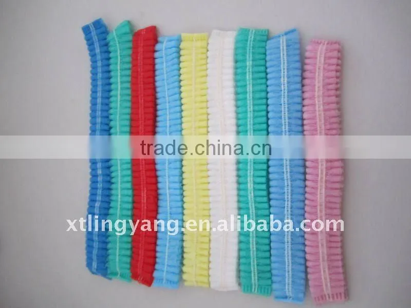 DISPOSABLE MEDICAL HIGH QUALITY NONWOVEN MOB CAP