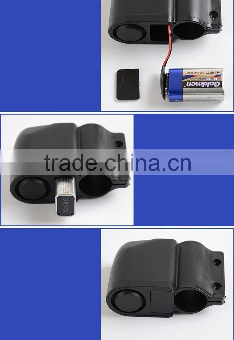 New Arrival battery operated wireless remote bicycle anti theft alarm