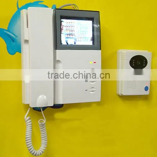 2012 Cheapest color door phone video with 4" TFT LCD Camera