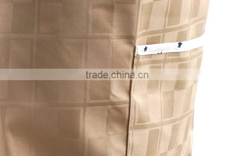 Polyester satin funny adult waterproof kitchen apron set with TPU laminated