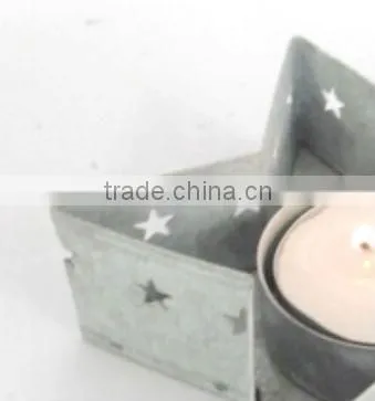 Made in China customized design weddingfavor and festival decoration silver metal candle holder