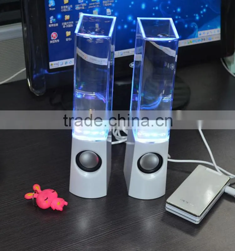 2015 popular fashion water dancing speaker for desk from China manufacturer with cheaper price