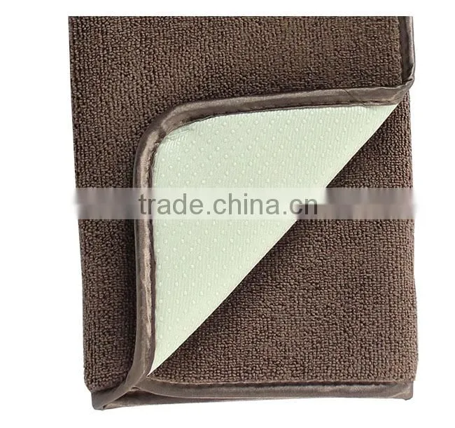 Microfiber entrance mat for bathroom mat, printed entrance mat