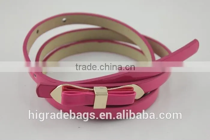 ladies fashion belt display with so many colors