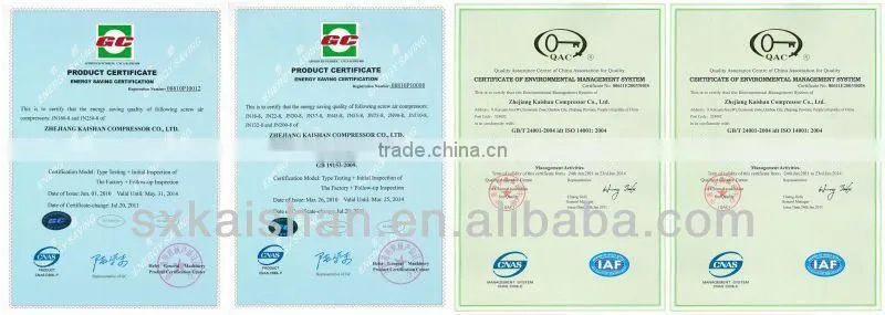 OX7.5 Scroll air compressor price list