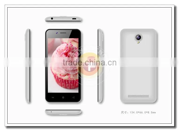 4.5"IPS Touch Screen MTK6735P Andorid 5.1 8MP Quad Core 4G Smart Phone Z8