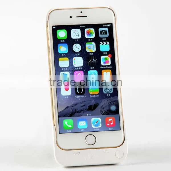 2015 Rechargeable External Battery Backup Charger Case Cover Pack Power Bank for Apple iPhone 6