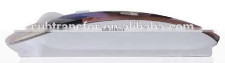 China supply hot selling best quality blank 3D sublimation wireless mouse