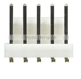 2.54mm pitch PCB wire to board connector TE 5P MAT100 HDR ASSY SQ connector 640457-5 right angle header 5 pin through hole