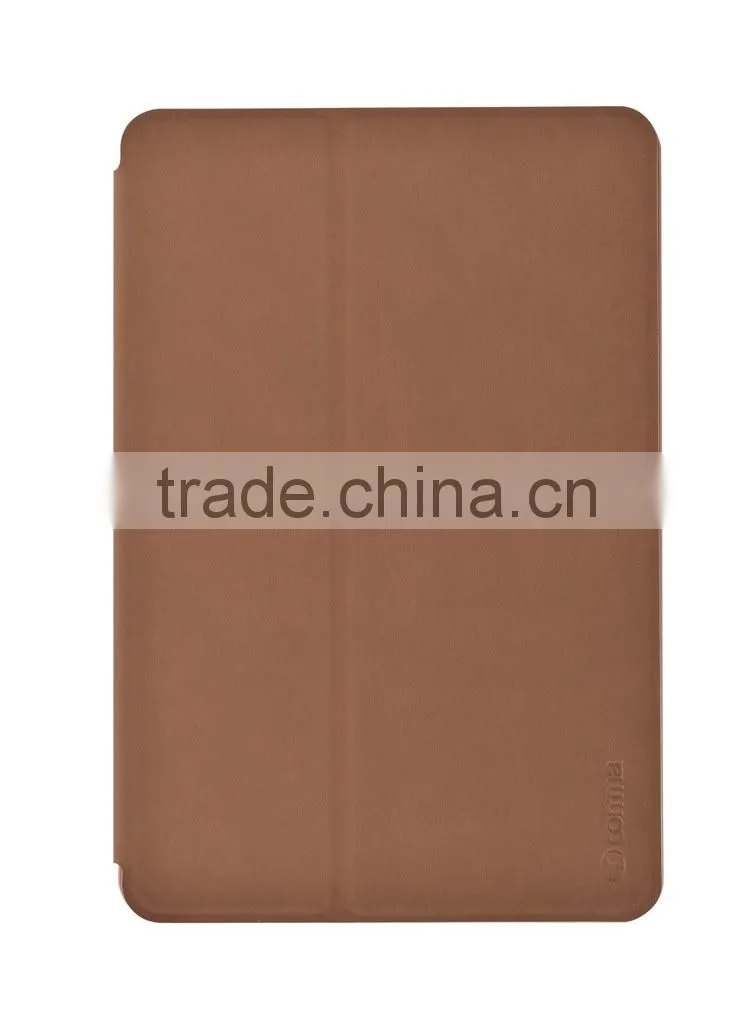 Shockproof PC Back Shell Smart Sleep Wake Stand Leather Case for iPad mini 4