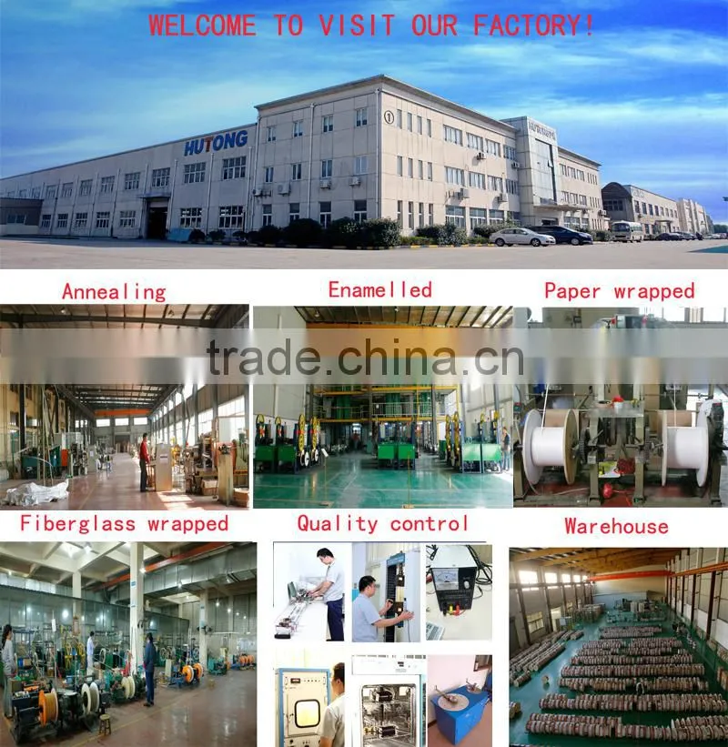 High quality polyimide film wrapped copper or aluminum round wire magnet wire made in china