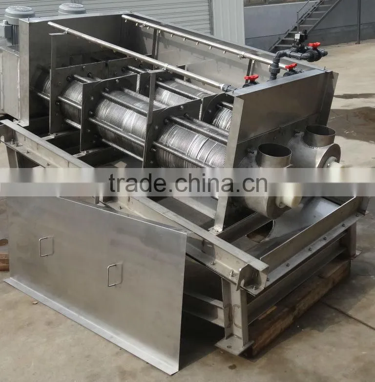 sludge dehydrator for city sweage plant wastewater dewatering