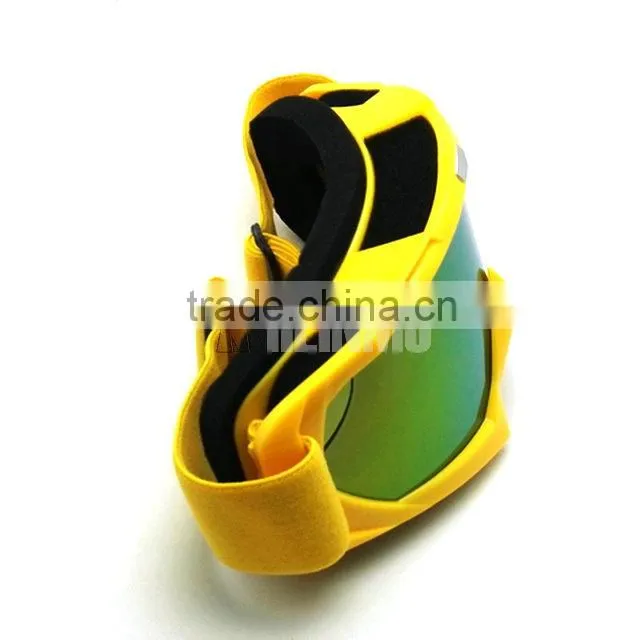 YELLOW safety prescription cycling glasses goggles motorcycle