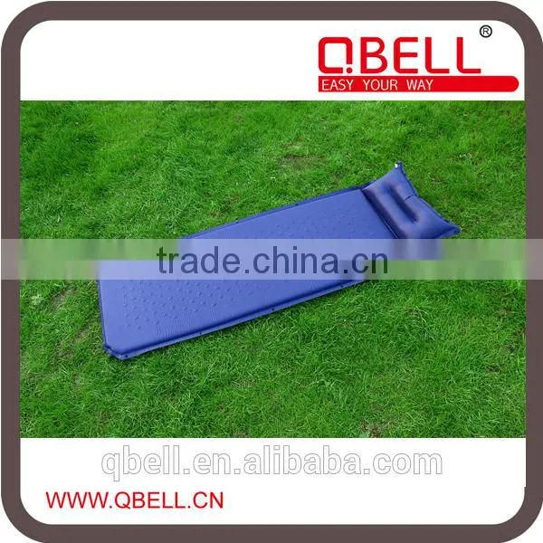 self-Inflatable and interlocking pvc Camping Mat with Pillow /Camping Floor Mat