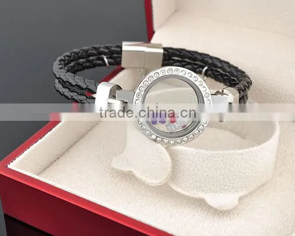 Hot New Products For 2016 Best Selling Products Popular At High Quality Leather Bracelet Lockets Wholesale