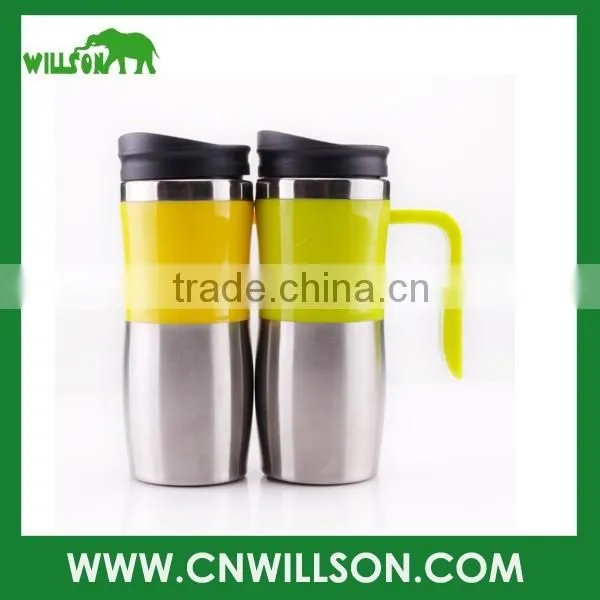 LFGB,FDA,CE / EU,SGS Certification and Stainless Steel Metal Type double walled vacuum insulated tumbler