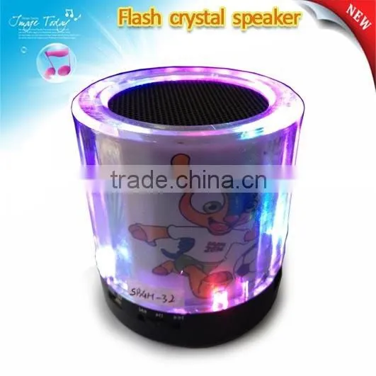 manual for crystal coloured lights mini digital speaker