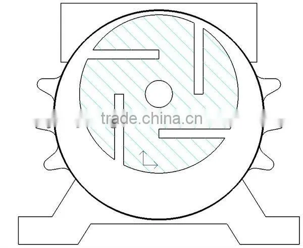 Rotary Vane Vacuum Pump for milk equipmen