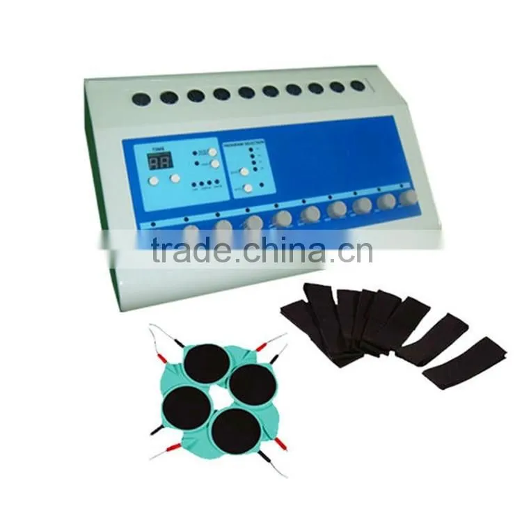 Portable tens ems machine / electric muscle stimulator muscle pain relief
