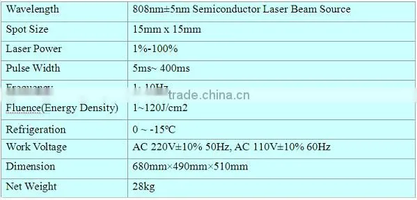 808T-2 portable diode laser hair removal machine 808 diode laser hair removal