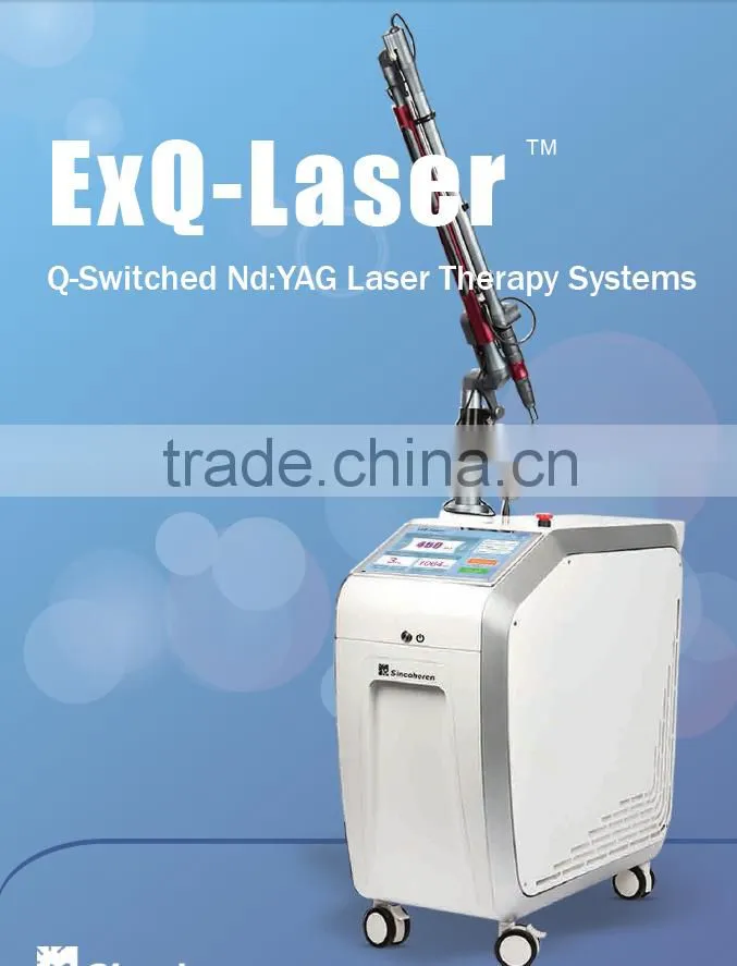Q Switch ND YAG laser for colorized tattoo removal & pigmentation removal/ best laser tattoo removal machine