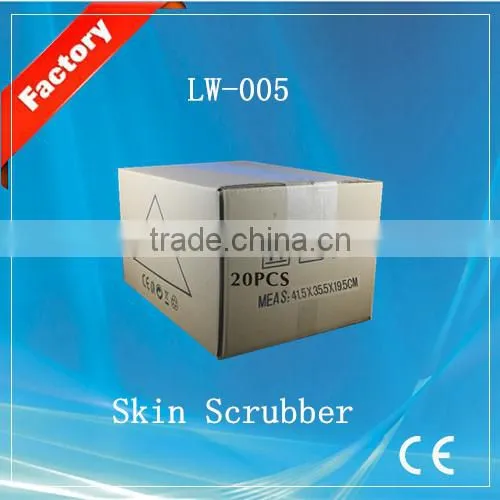 New design with built-in lithium battery skin scrubber lw-005
