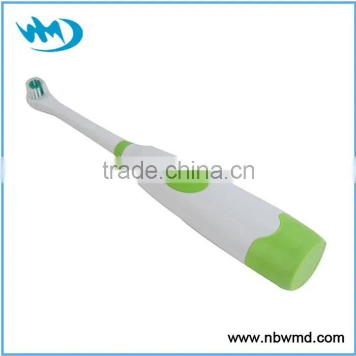 Multi-color mini electrical toothbrush prices with 2-AA batteries