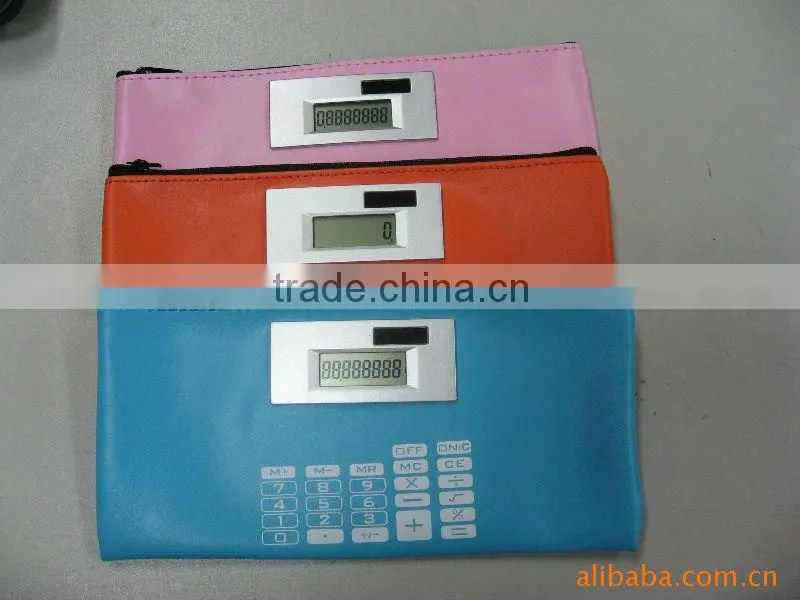 promotional gift flash night light 8 digital electronic calculator for students