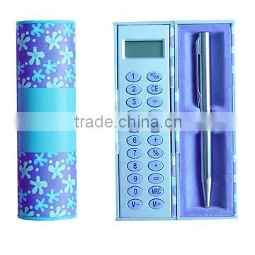 8 digital Name card holder electronic calculator