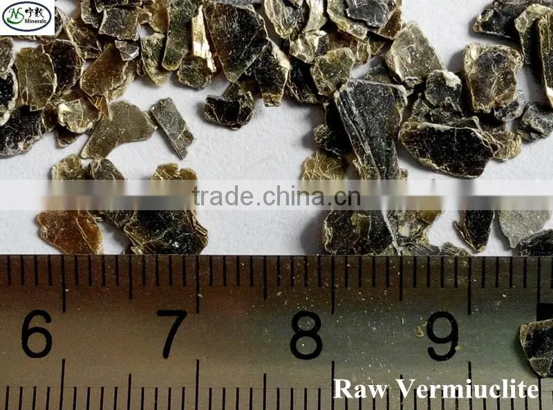 0.3-1mm raw/unexpanded/expanded Vermiculite for Refractory materials, Fireproof, Fireplace