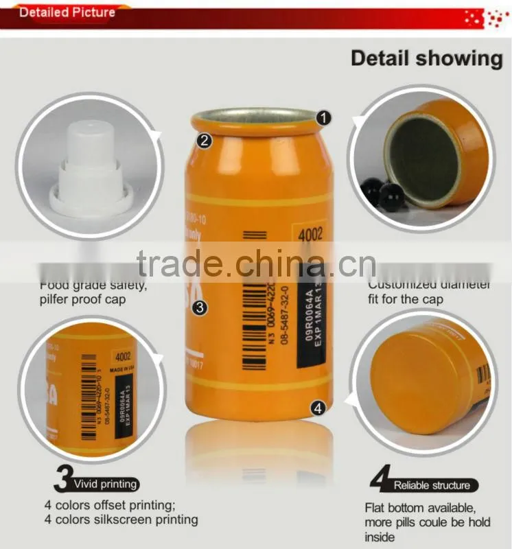 Small pe medicine bottle hot sell in alibaba