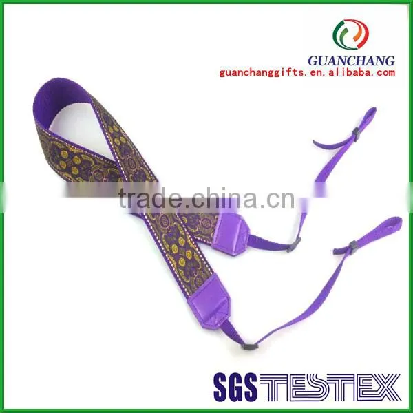 China wholesale promotional jacquard ribbon camera strap,lanyard manufacturer