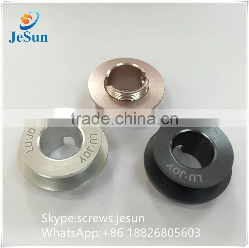 aluminum cnc milling part with black anodized