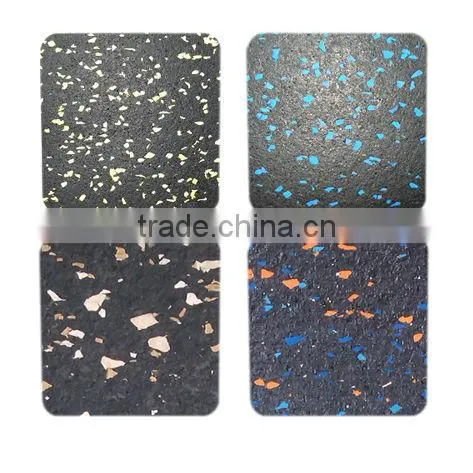 Rolled Recycled Gym Rubber Flooring Mat for Sport