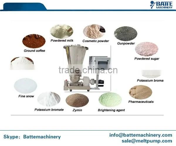 High precision loss-in-weight feeder for plastic extruder