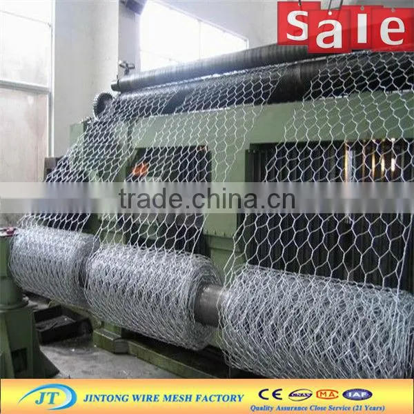 Heavy duty hexagonal wire mesh roll