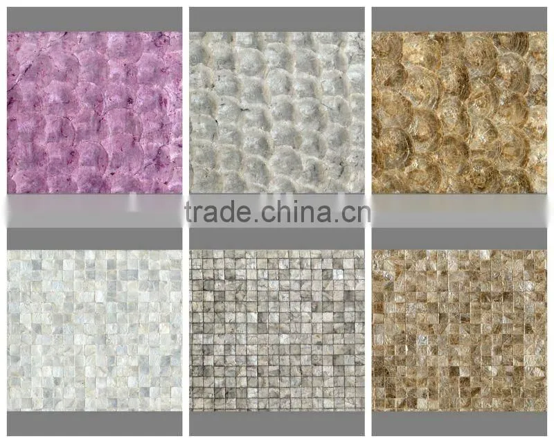 New Design Furniture Inlay Capiz Shell Wallpaper,Capiz Shell Paper