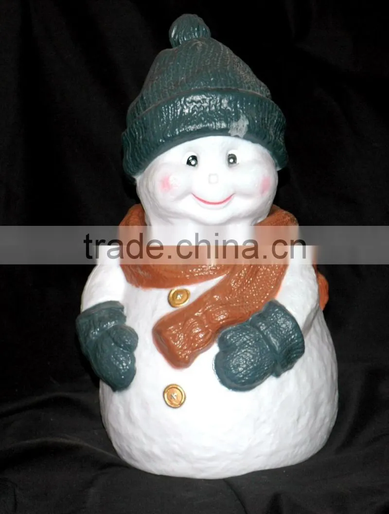 OEM Blow Molding Plastic Toy 3D Cartoon novelty toy,Santa Claus, Christmas Snowman