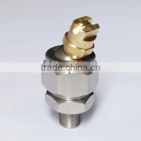 Water swivel joint veejet nozzle