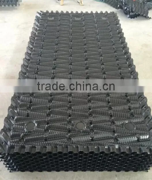 PVC cross-flow cooling tower filler/High quality cooling tower packing