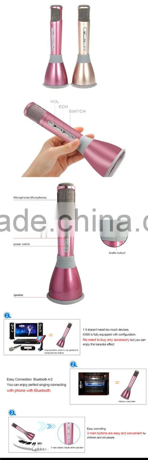 New Technology Karaoke Megaphone Speaker Mobile Accessories Looking for Business Partner in Europe