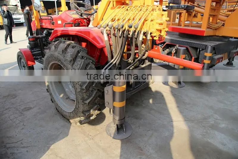 Tractor digging machine