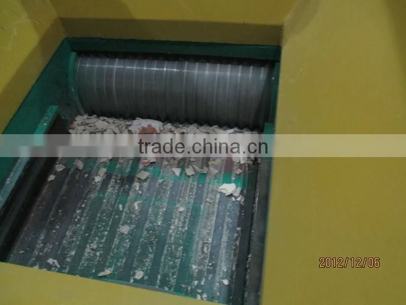 plastic shredder for plastic lumps,block, wood pallet,film