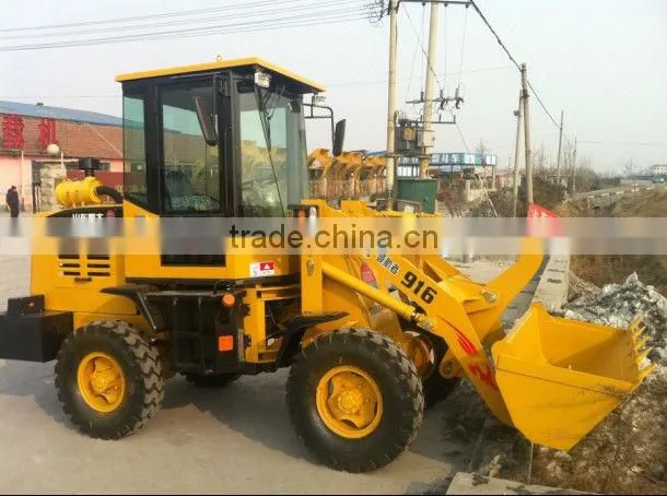 1.6 tons wheel loader shovel loader mucking loader