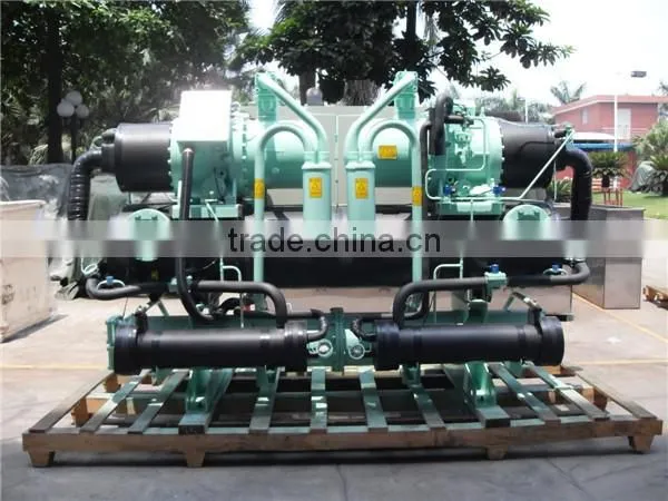Water Cooled Water Chiller With Screw Type Compressor With R410A Gas