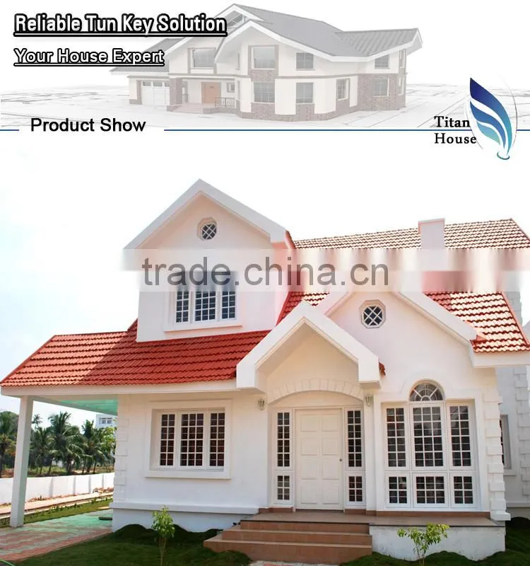Low Cost Light Steel Prefabricated Bungalow Plans