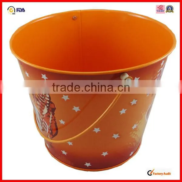 manufactory colored handle galvanized colored tin buckets