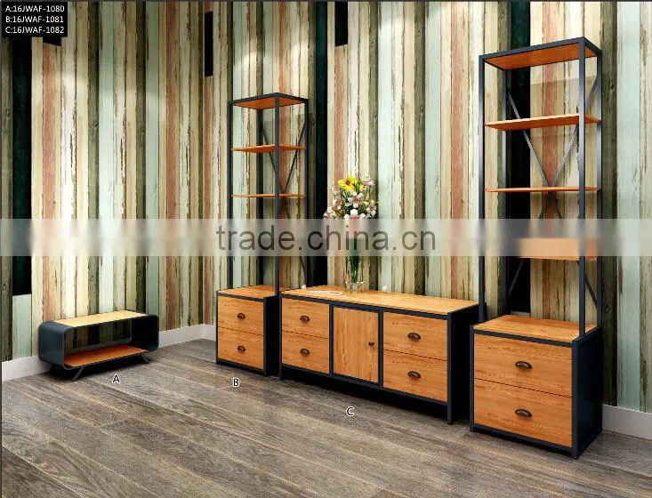Industrial Metal Bedside Cabinet